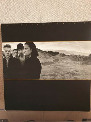 U2 Vinyl Lp The Joshua Tree 1987 With Poster/ Lyric Sheet.