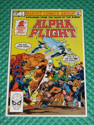 Alpha Flight 1 9.  2/9.  4 Bronze Age Marvel Comic Spider - Man X - Men (7)