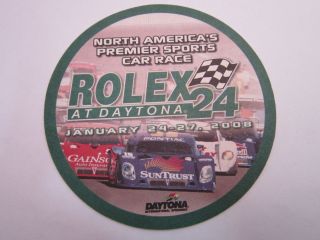 Beer Coaster: 2008 Rolex 24 Car Race At Daytona Grand - Am Coca - Cola,  Fox Sports