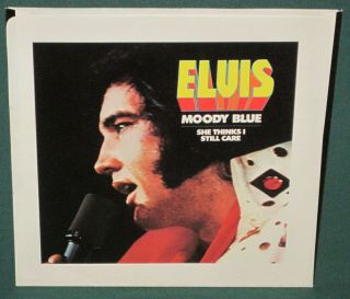 Elvis Presley Rca Pb - 10857 Moody Blue 45 W/ Sleeve 1976