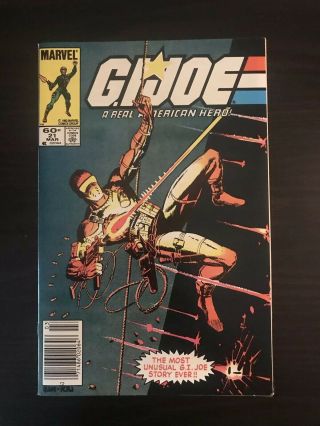 G.  I.  Joe A Real American Hero 21 Nm Nm,  1st Print Newsstand 1984 Cgc Me
