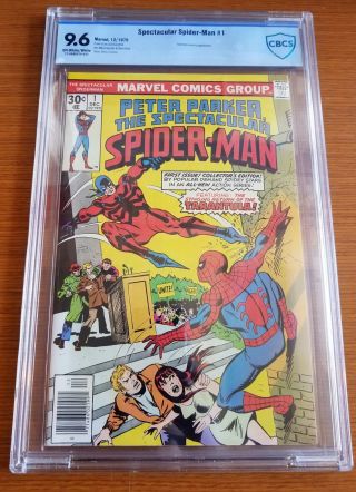 Marvel Comic’s Spectacular Spider - Man 1 Cbcs 9.  6 Off - White To White Pages