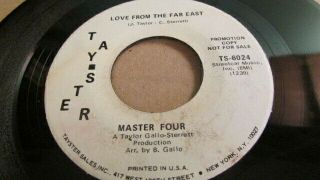 Northern Soul Master Four Love From The Far East Tayster Dj Label It 