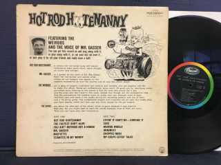 MR.  GASSER & THE WEIRDOS - Hot Rod Hootenanny - 1964 - Capitol Label - Mono 2
