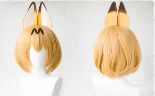 Anime Cosplay Props.  Kemono Friends Project.  Caracal.  Bush Cat.  Serval.  Ear.  Hair Hoop