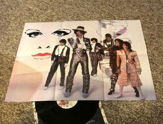 Vintage Prince Purple Rain LP Record Soundtrack w/ Poster LP Record Album Vinyl 8
