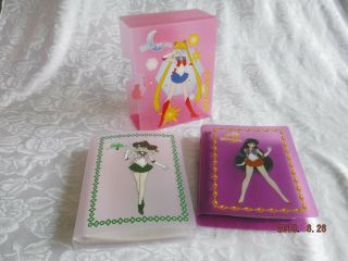 Vintage Anime ⦑❤`᠀ ⵓ♡⋆ဗᨀⴰ༝ Sailor Moon Mini Binder Set Of 3 With Case Cards File