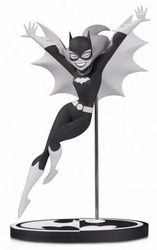 Dc Collectibles Batman Black And White Batgirl By Bruce Timm Statue