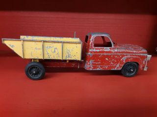 Vintage 1950’s Hubley Dump Truck 470 - 58 10” Long 3w X3h