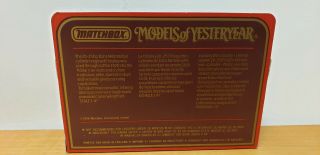 Matchbox Models of Yesteryear Y - 26 1918 Crossley Beer Lorry Gonzalez Byass 3