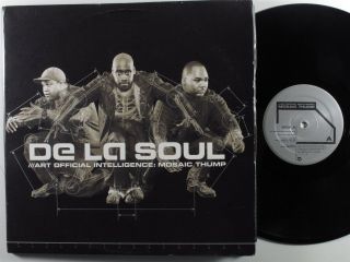 De La Soul Art Official Intelligence.  Tommy Boy 2xlp Nm/vg,  Fold Out Cover