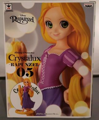 Disney Characters Crystalux Rapunzel Figure BANPRESTO Japan Exclusive 3
