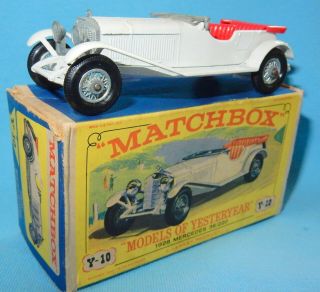 Matchbox 1928 Mercedes 36/220 Y10 - 2 Models Of Yesteryear Moy Nr In E1 Box