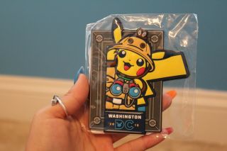 Explorer Pikachu Magnet Pokemon World Championship 2019 Washington Dc Exclusive