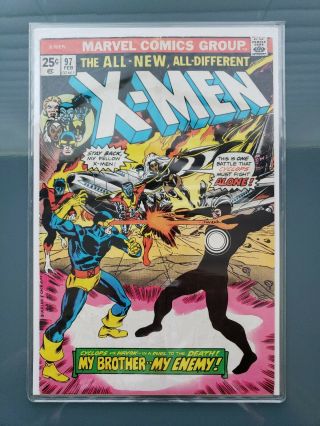 The X - Men 97 (feb 1976,  Marvel) 1st Appearance Of Lilandra