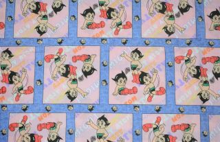 Astro Boy Vintage Fabric Bedding Cloth Mighty Atom Manga Anime Bedsheet