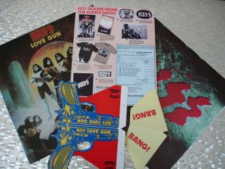 Kiss Love Gun Lp Casablanca Nblp 7057 Complete Package