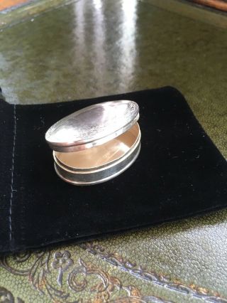 Solid Silver Vintage Pill Box
