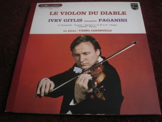 Le Violon Du Diable Recital Ivry Gitlis Violin On Philips