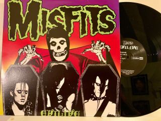 Misfits - Evilive Vinyl 1987 Og First Pressing Caroline/plan 9 Glen Danzig Punk