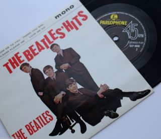 The Beatles Love Me Do Ep 7 " Vinyl 45 Parlophone Uk Mono 8880 Ex Rare