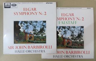 Asd 610 / 611 S/c Er1 Elgar Symphony No.  2 Falstaff Barbirolli Uk 2lp 