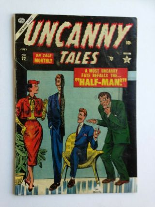 Uncanny Tales 22,  Vg,  Unrestored,  See Shipp.  Costs For Mult.  Wins In Descr.