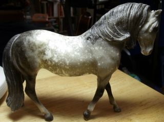 Breyer Classic Dapple Grey Andalusian Mare 3060 Played W/ Some Rubs
