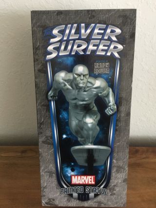 Silver Surfer Painted Statue Bowen Designs - Full Size Statue 12” Tall - 1024/3500