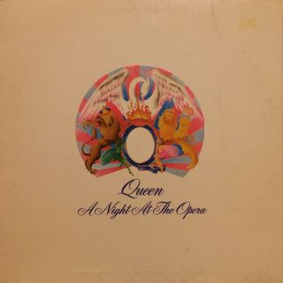 Queen A Night At The Opera Lp Elektra 7e - 1053 Rare Nm