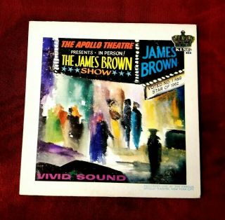 James Brown Live At The Apollo Lp Press King 826 Volume 1 Mono