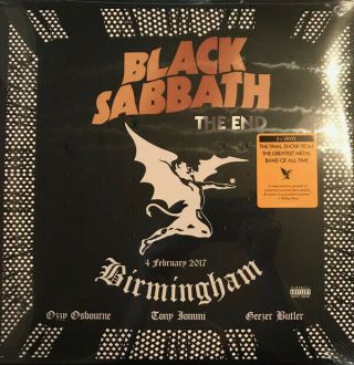 Black Sabbath The End Vinyl 3 Discs Ozzy Iommi Butler