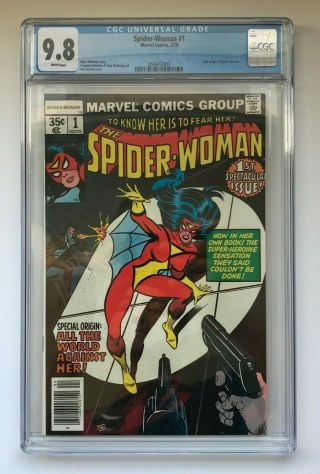 Spider Woman 1 Cgc 9.  8 Marvel 1978 Origin Of Spider Woman