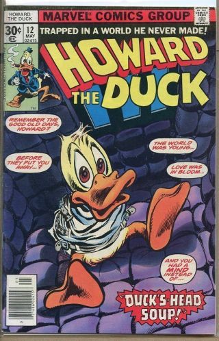 Howard The Duck 1976 Series 12 Very Fine Comic Book