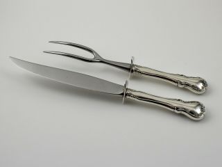 Towle French Provincial Sterling Silver 2 Piece Carving Set - No Monogram