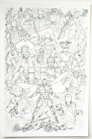 Comic Art | Steve Kurth | G.  I.  Joe Issue 12 Cover (pencils)
