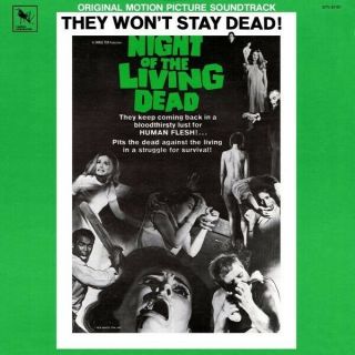 Night Of The Living Dead Lp Vinyl Soundtrack Horror 1982 Stv 81151