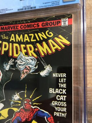 Spiderman 194 CGC 9.  2 White Pages 1st Black Cat 5