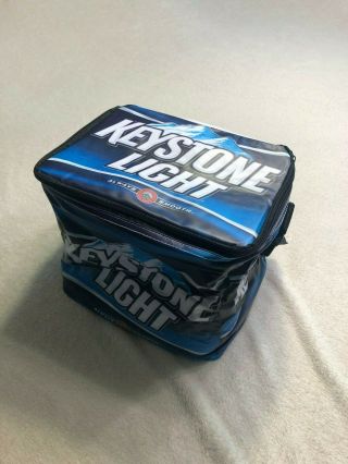 Keystone Light Officially Licensed Soft Sided Six Pack Zippered Cooler