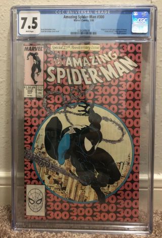 The Spider - Man 300,  Cgc,  1st Appearance Of Venom