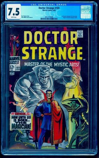Doctor Strange 169 Cgc 7.  5 1st Issue In Own Title Better Than 8.  5