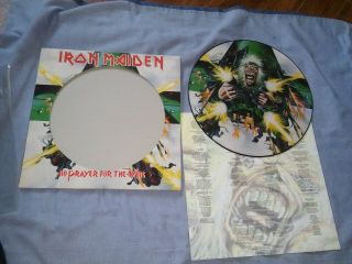 Iron Maiden No Prayer For The Dying 1990 - Rare First Uk Press - Picture - N/m