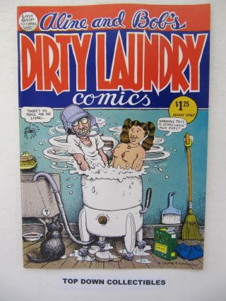 Dirty Laundry Comics,  1977 S1.  25 Cover Underground R.  Crumb Last Gasp