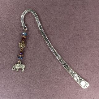 Elephant Totem Bookmark Charm Wand Talisman Amulet Animal Magick Heart Good Luck