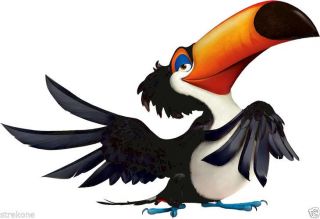 Rafael Toucan Colorful Exotic Bird Of Rio Animated Movie - Window Cling Sticker