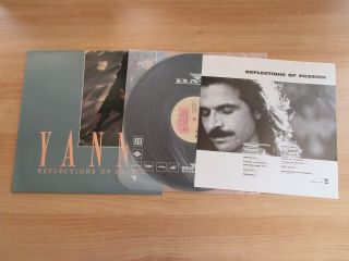 Yanni - Reflections Of Passion 1992 Korea Orig Vinyl Lp Insert