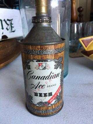 Vintage Canadian Ace Brand Beer Can (empty Beer Can) ? Lighter?