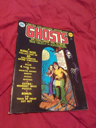 Ghosts Limited Collectors Edition Dc C - 32 Large Format Jan 1975