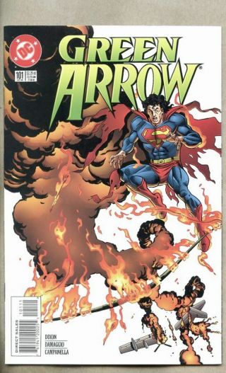 Green Arrow 101 - 1995 Vf - 7.  5 Dc Death Of Oliver Queen / Superman