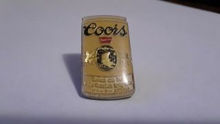 Vintage Old Rare Coors Brewing Company Beer Bier Lapel Pin